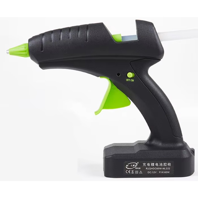 Hot Melt Glue Gun Cordless - 60W 12V Cordless Hot-Melt Glue Gun