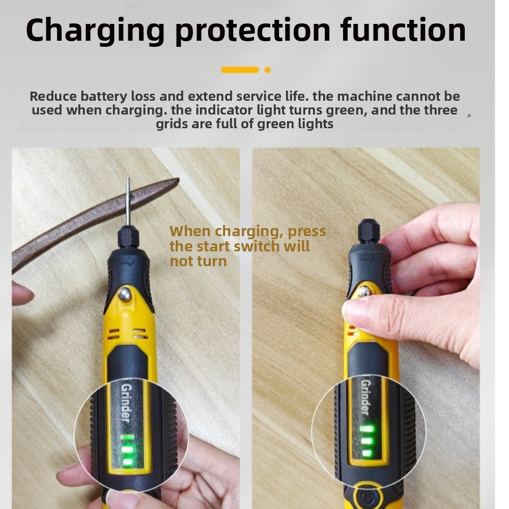 Cordless Mini Grinder 3 Speeds - Cordless Rotary Tool Kit Accessories 评论和价格