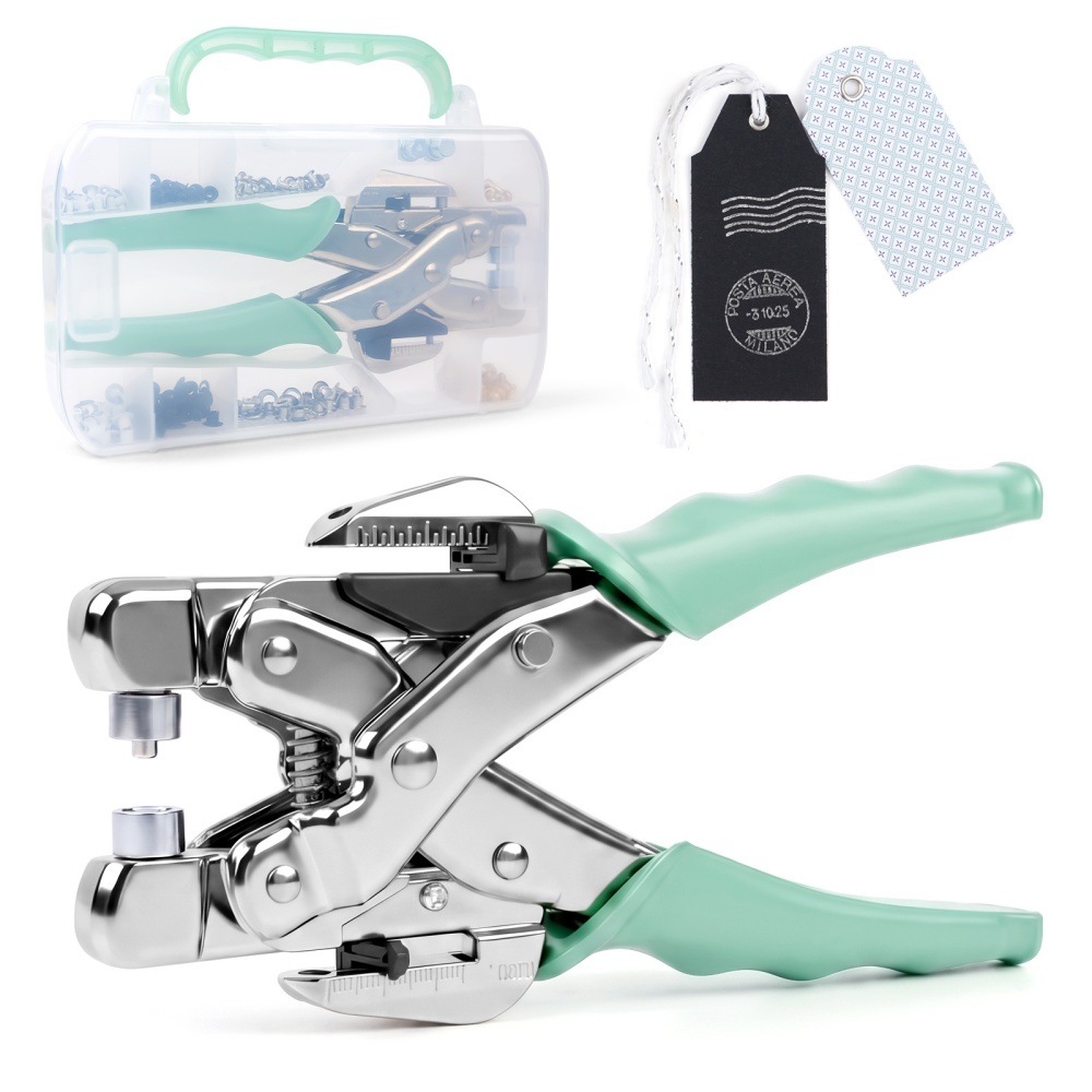 Grommet Tool Kit Handheld Hole - Hand Tools 评论和价格