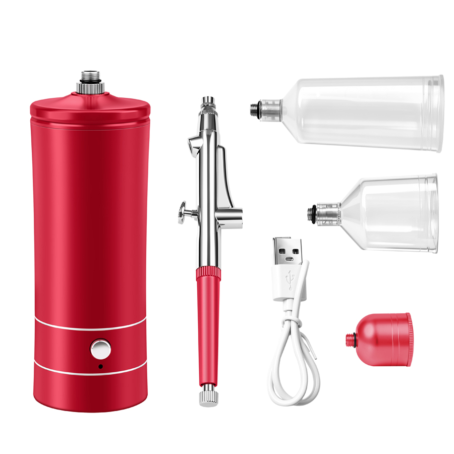 Airbrush Kit with Compressor,  - Airbrush Kit With Mini Compressor 评论和价格