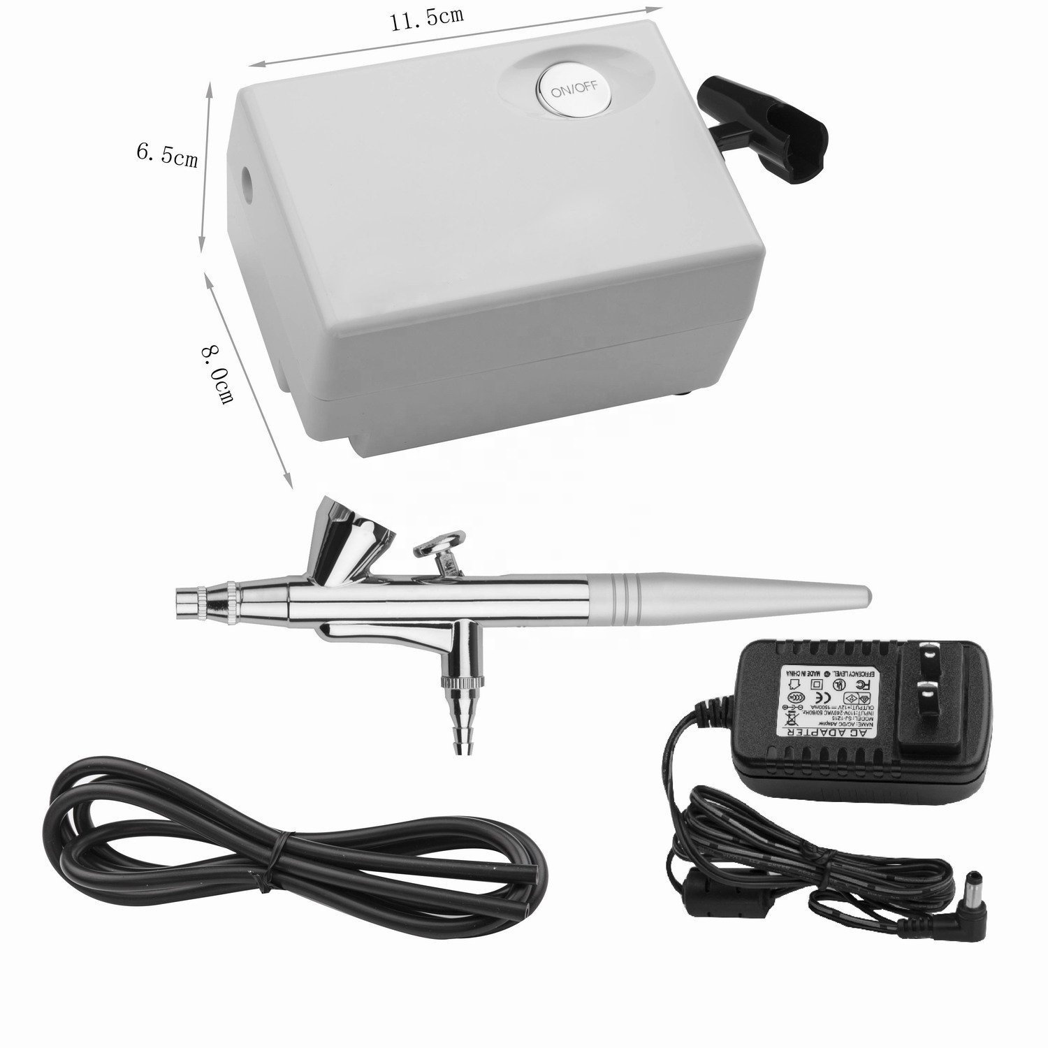 BT-16 Professional Single Acti - Airbrush Kit With Mini Compressor 评论和价格