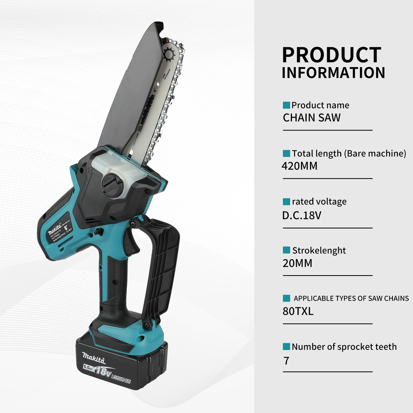 Cordless Chainsaw for Woodwork - Mini Electric Chainsaw 6 Inch 评论和价格