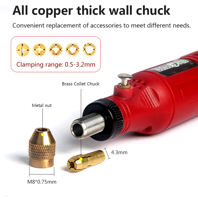 3.7V Mini Wireless Drill Engra - Cordless Rotary Tool Kit Accessories 评论和价格