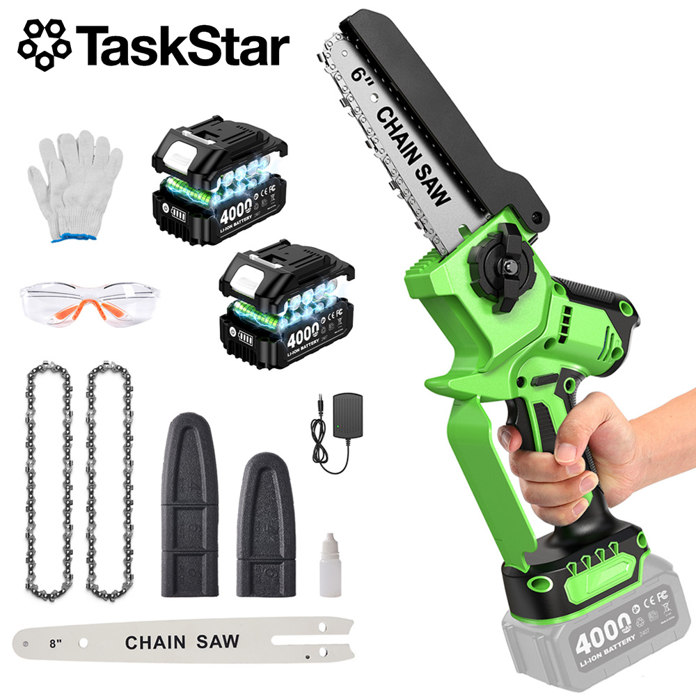 TaskStar Brushless Electric Ch - Mini Electric Chainsaw 6 Inch 评论和价格